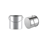 Stainless steel bucket for filling