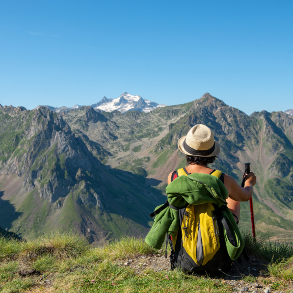 Eau de montagne contaminée